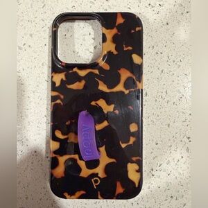 Loopy Case Tortoise Shell with Violet Loop